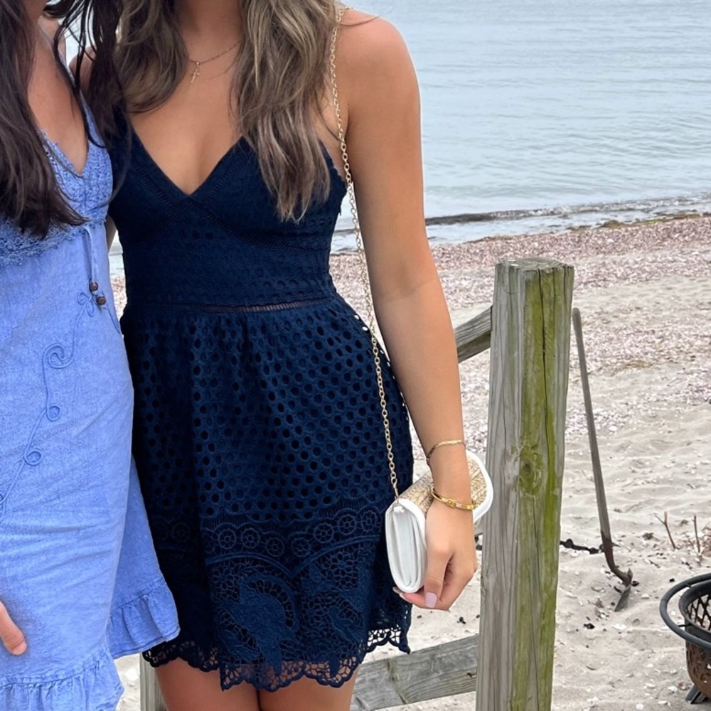 Navy Blue Sundress